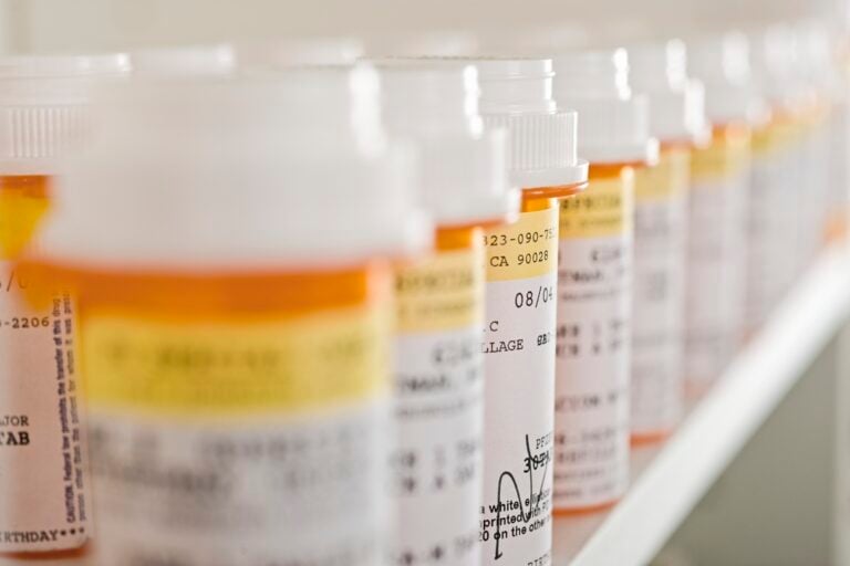 prescription medicine bottles